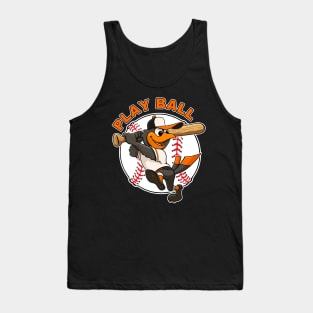 The Oriole Bird Mascot Baltimore Baseball Tank Top